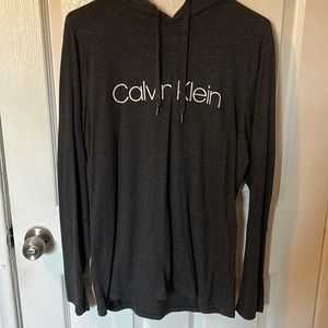 Calvin Klein thin long sleeve with hood